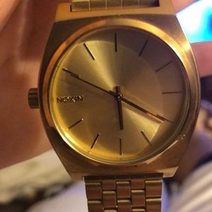 Gold Nixon watch